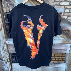 VLone 4Th Of July Love On Fire Tee